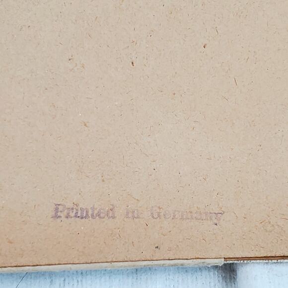 Victorian Antique Vintage Germany Diecut Fold Out Garden Scene Valentines Card - Picture 5 of 16